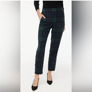 J Crew Kallie Pant Tartan Pattern
